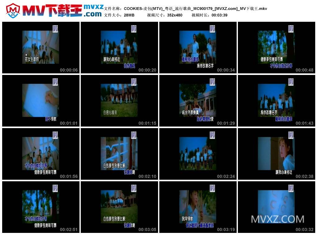 COOKIES-麦包(MTV)_粤语_流行歌曲_MC900179
